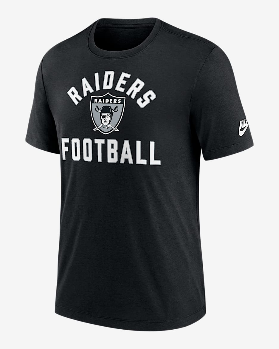 Las Vegas Raiders Favorable Timeline Men's Nike NFL T-Shirt - Black
