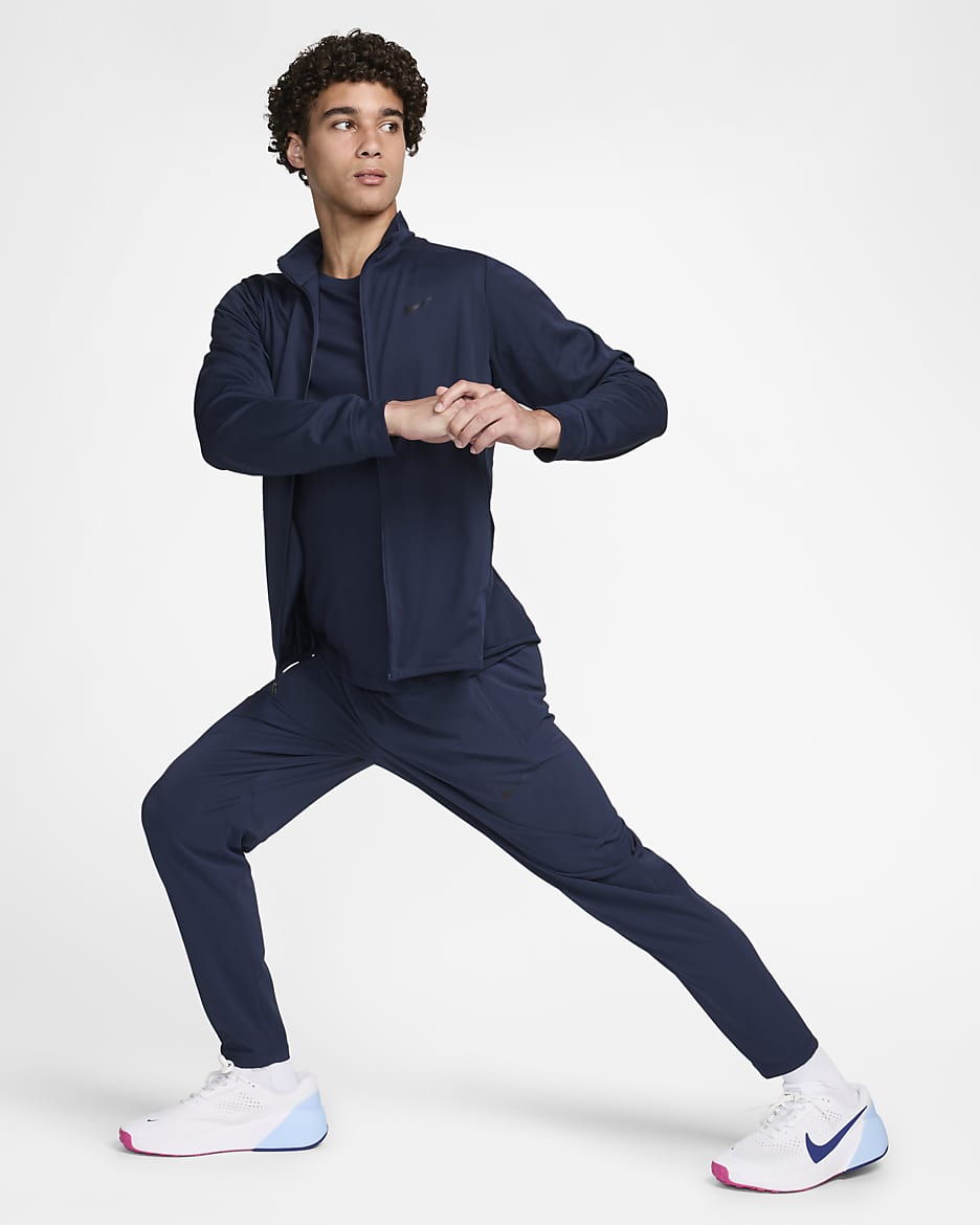 Nike Flex Rep Dri-FIT fitnessbroek voor heren - Obsidian/Zwart/Zwart