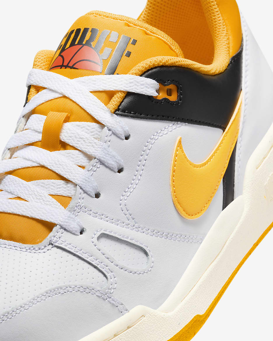 Nike Full Force Low Men's Shoes - White/Black/Sail/University Gold