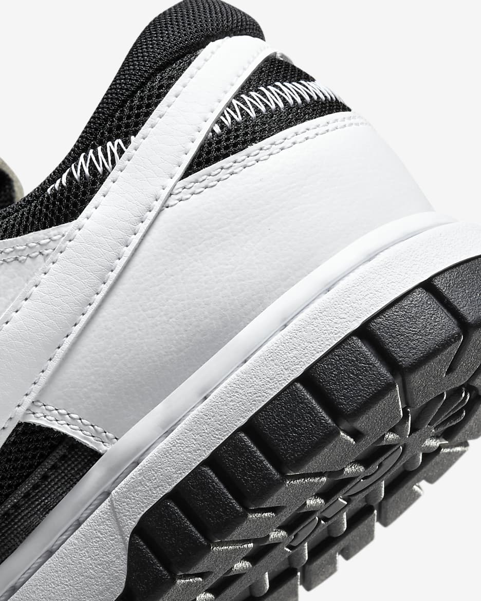 Nike Air Dunk Jumbo Men's Shoes - Black/White