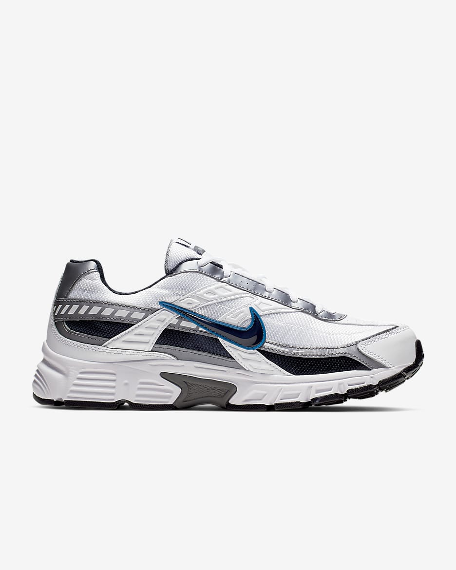 Nike Initiator 男款跑鞋 - 白色/Metallic Cool Grey/Obsidian