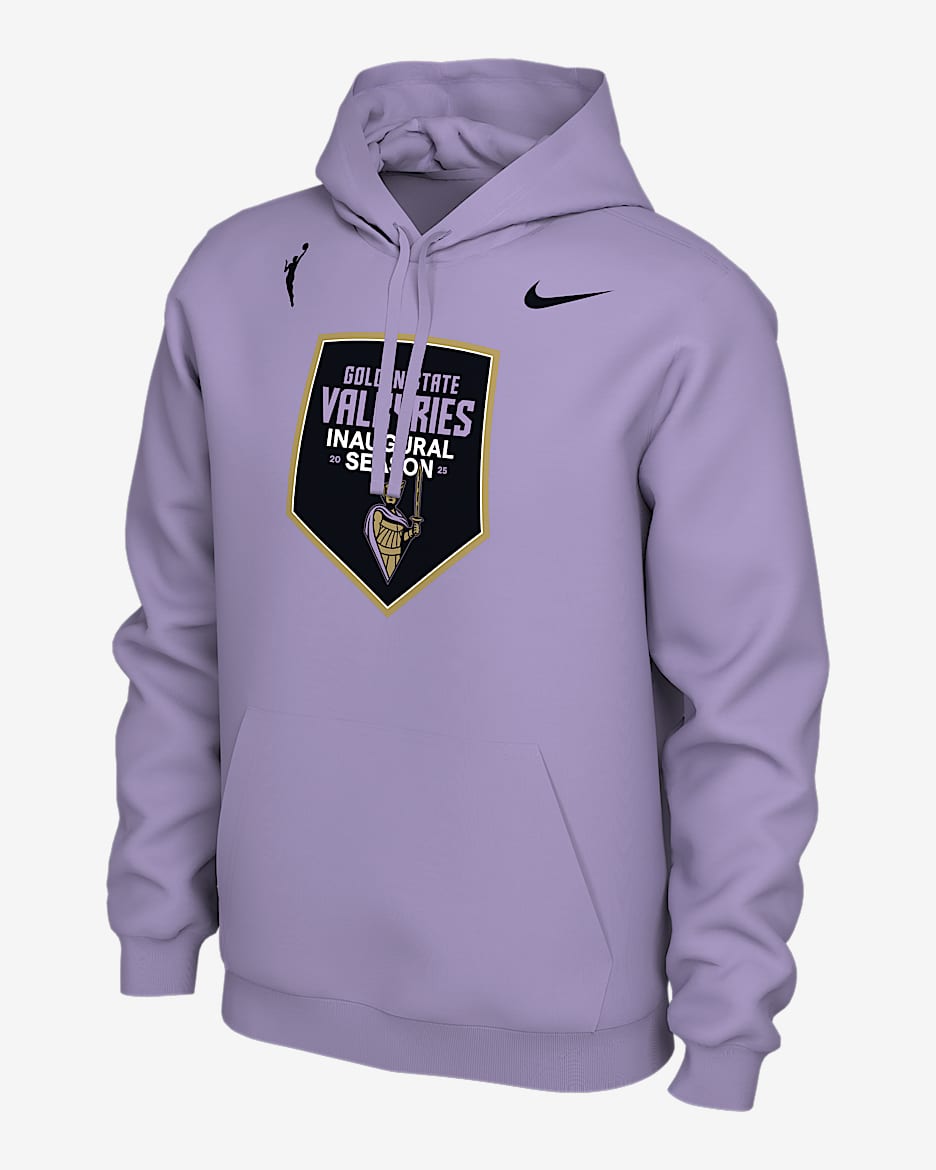 Sudadera con gorro sin cierre Nike de la WNBA para hombre Golden State Valkyries - Lila urbano