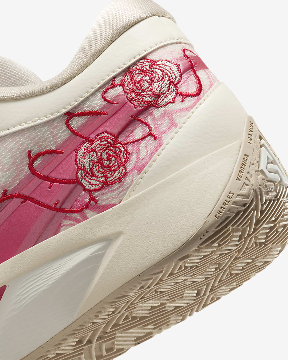 Sapatilhas de basquetebol Giannis Freak 6 - Coconut Milk/Sail/Vermelho University/Rosa Aster