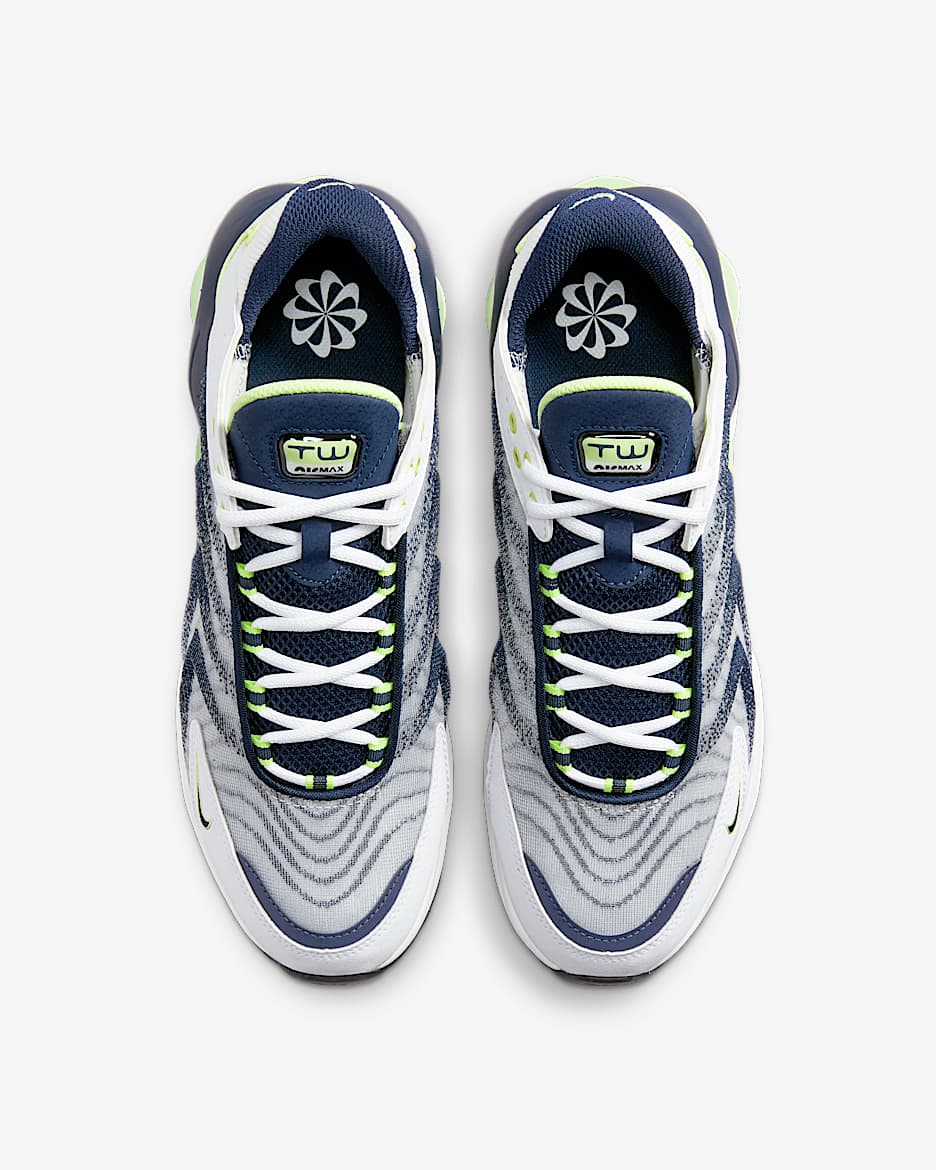 Nike Air Max TW Men's Shoes - White/Light Lemon Twist/Pure Platinum/Midnight Navy