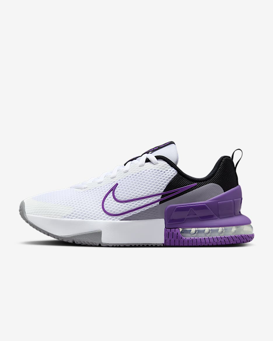 Nike Air Max Alpha Trainer 6 Workout-Schuh (Herren) - Weiß/Schwarz/Cement Grey/Wild Grape