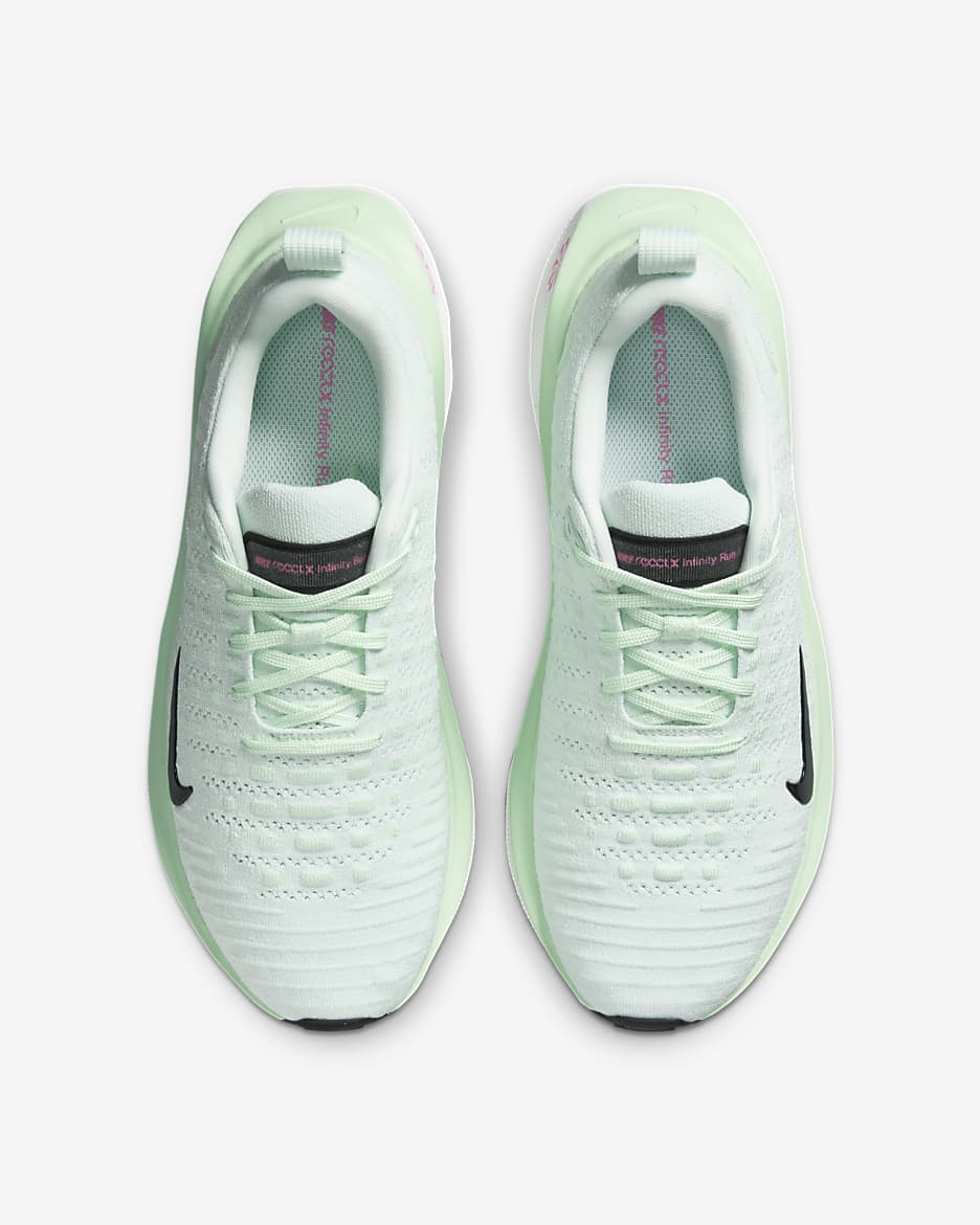 Chaussure de running sur route Nike InfinityRN 4 pour femme - Barely Green/Vapor Green/Playful Pink/Noir
