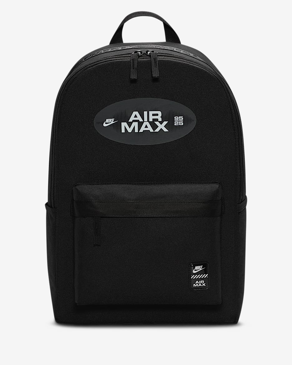 Nike Air Max Heritage Backpack (25L) - Black/Black/Dark Smoke Grey