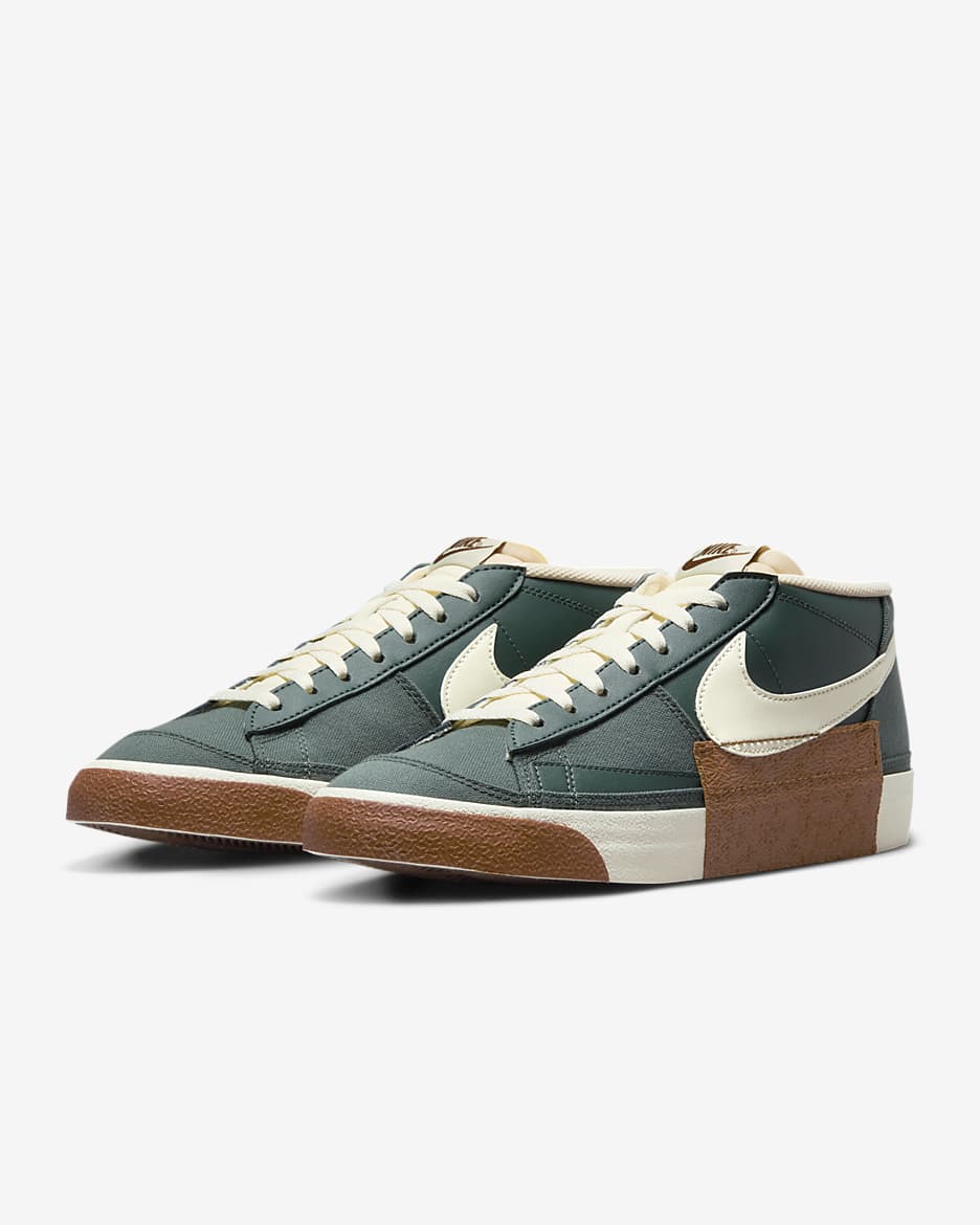 Nike Blazer 低筒 Pro Club 男鞋 - Vintage Green/Light British Tan/Gum Dark Brown/Coconut Milk