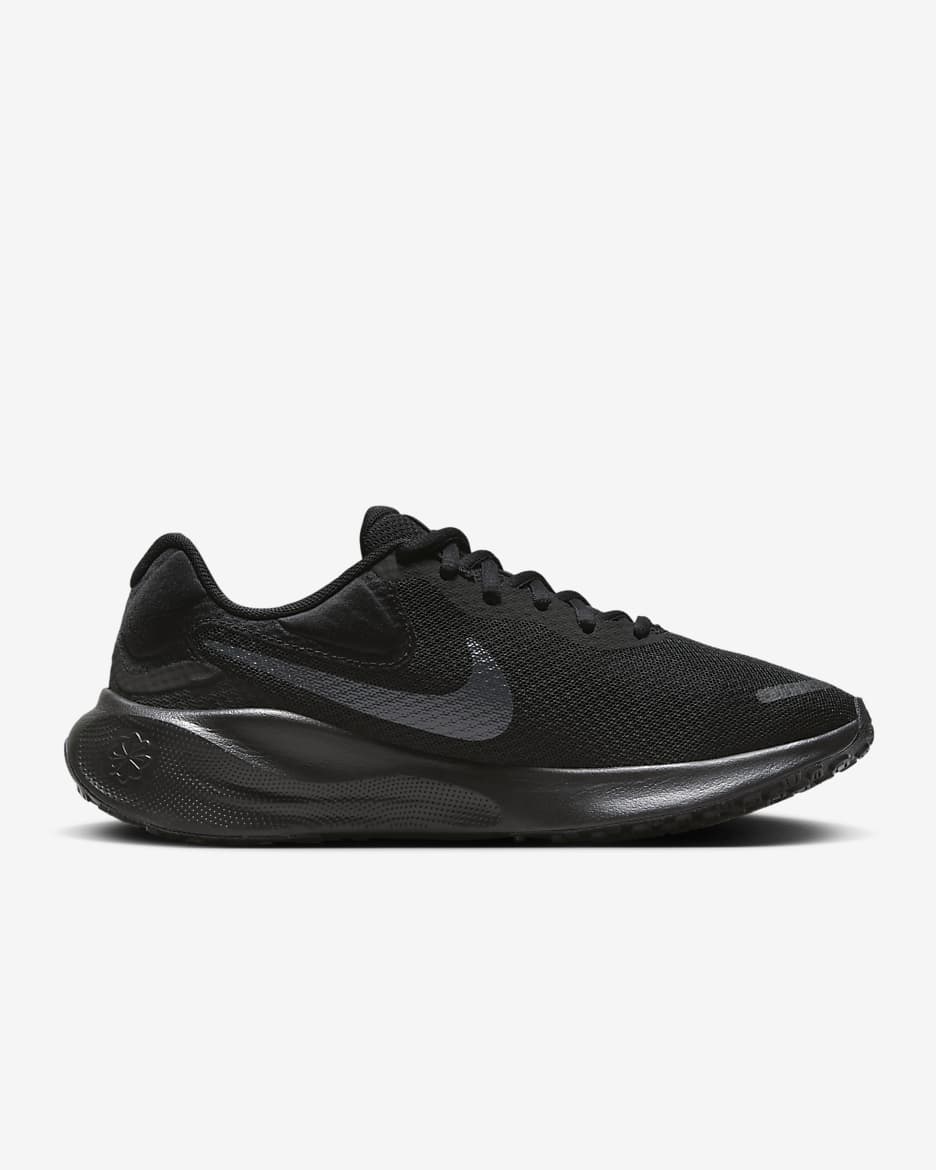 Tenis de correr en pavimento para mujer Nike Revolution 7 - Negro/Sombrío apagado