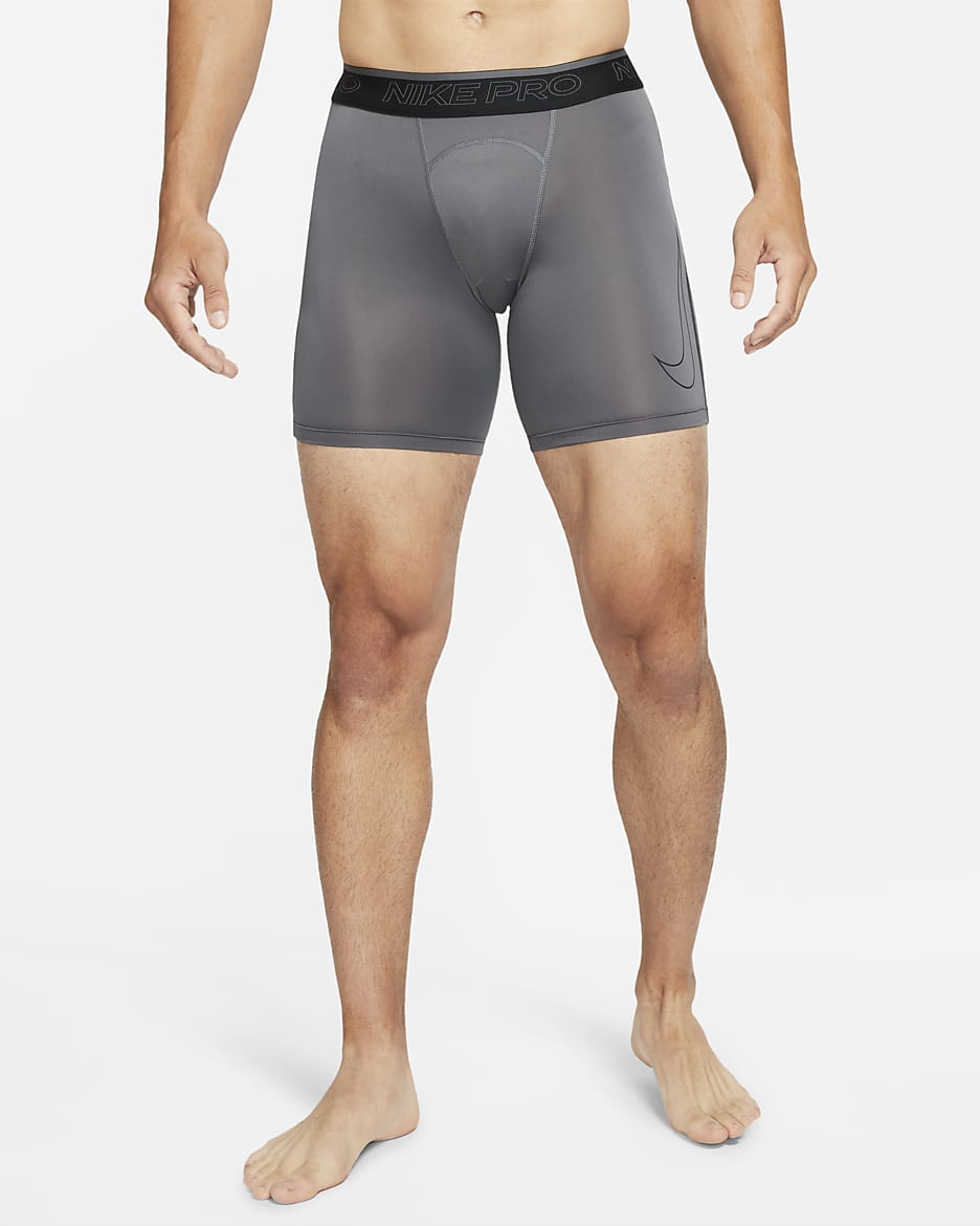 Nike Pro Dri-FIT Men's Shorts - Iron Grey/Black/Black