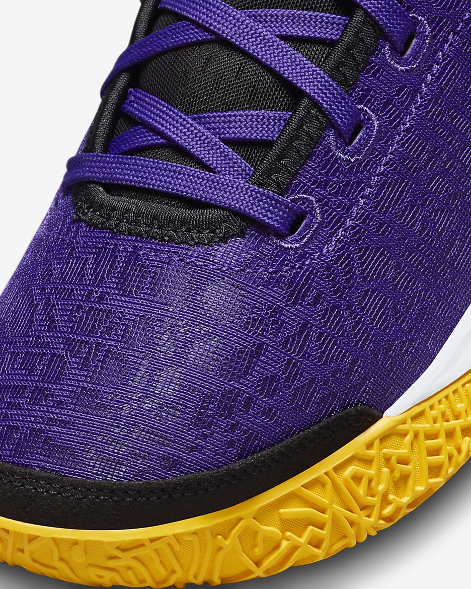 LeBron NXXT Gen Basketball Shoes - Court Purple/Light Thistle Heather/University Gold/Black