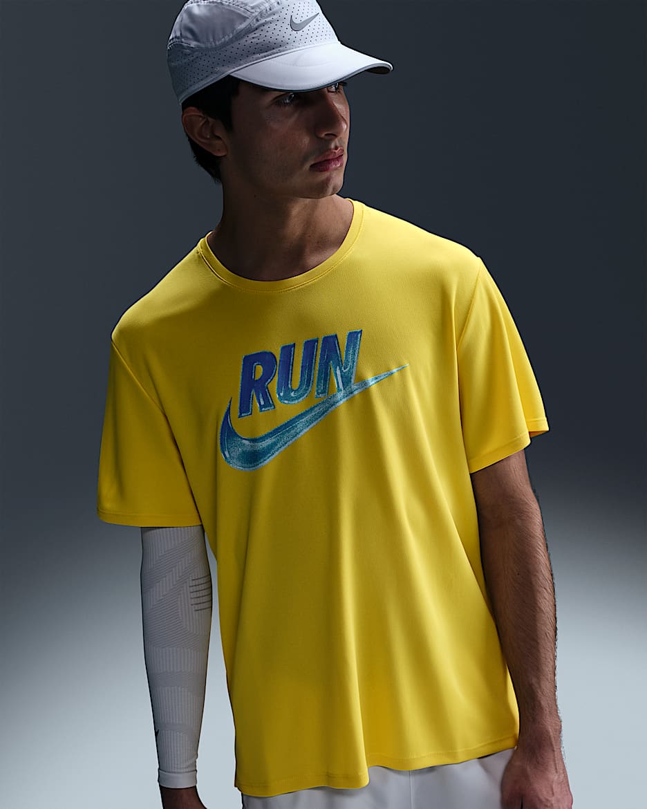 Nike Miler Run Energy Men's Dri-FIT Short-Sleeve Running Top - Lightning