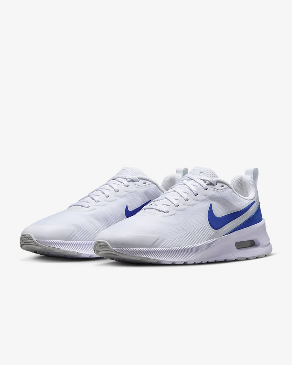 Nike Air Max Nuaxis Men's Shoes - White/Black/White/Racer Blue