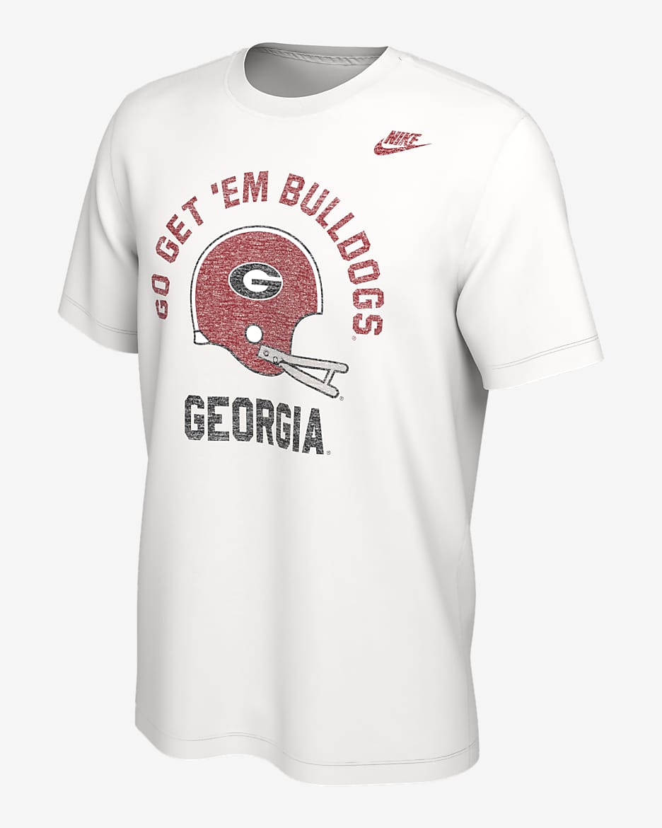 Georgia Men's Nike College T-Shirt - White