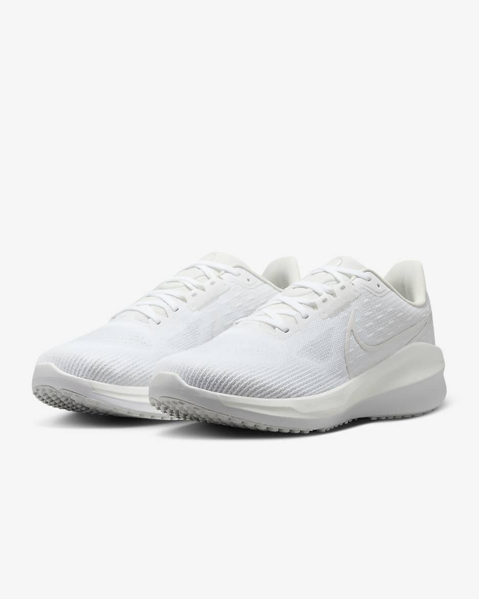 Tenis de correr en pavimento para hombre Nike Vomero 17 - Blanco/Blanco cumbre/Tinte platino