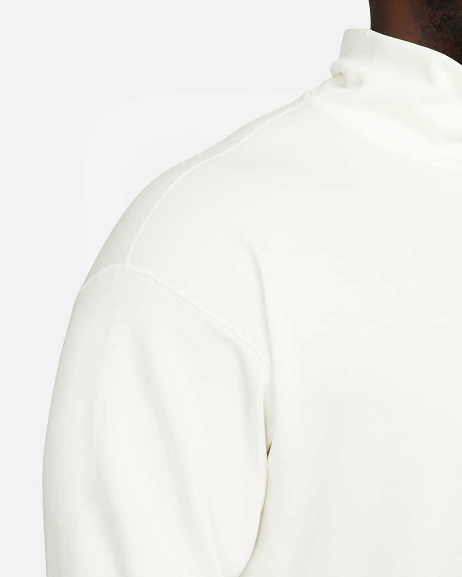 Nike Sportswear Tech Fleece Reimagined Men's Oversized Turtleneck Sweatshirt - Sail