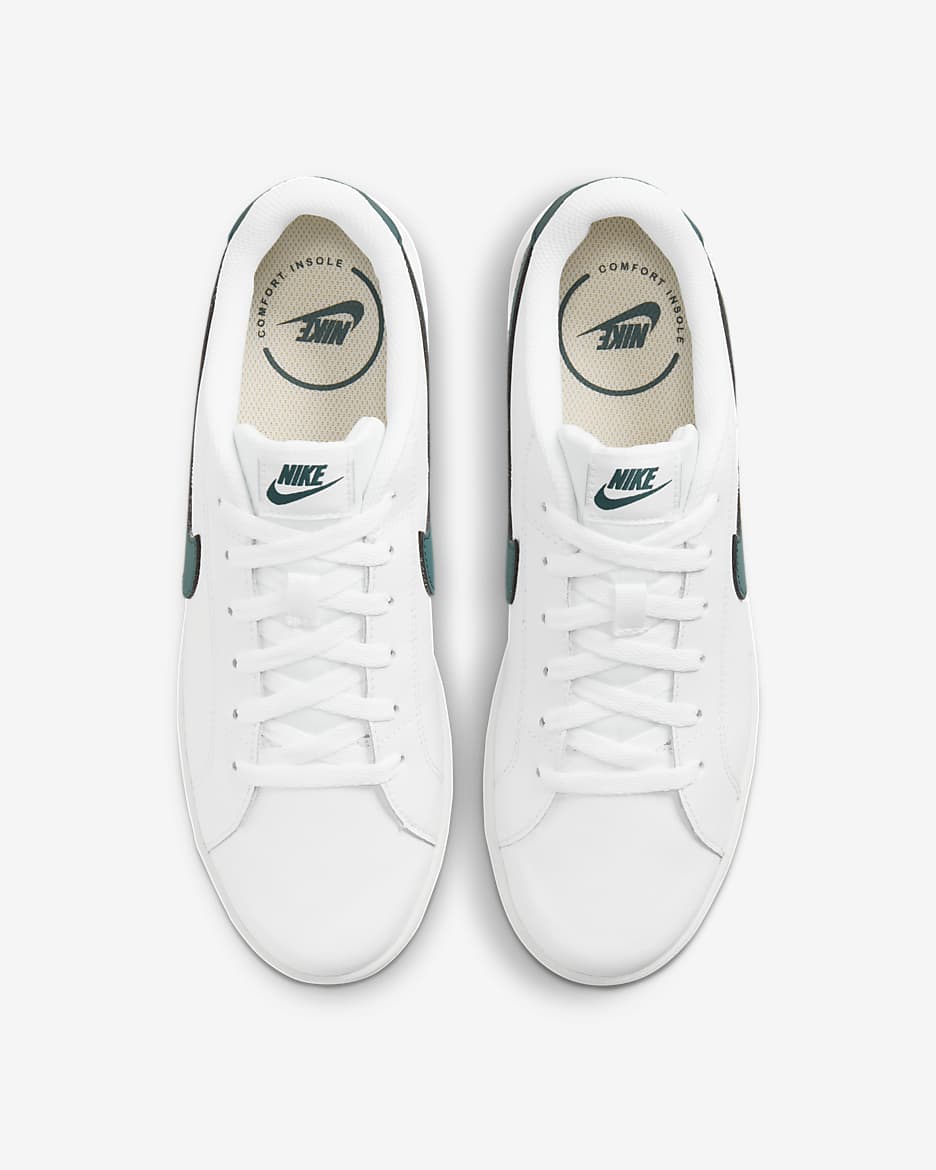 Nike Court Royale 2 Low Men's Shoe - White/Dark Teal Green