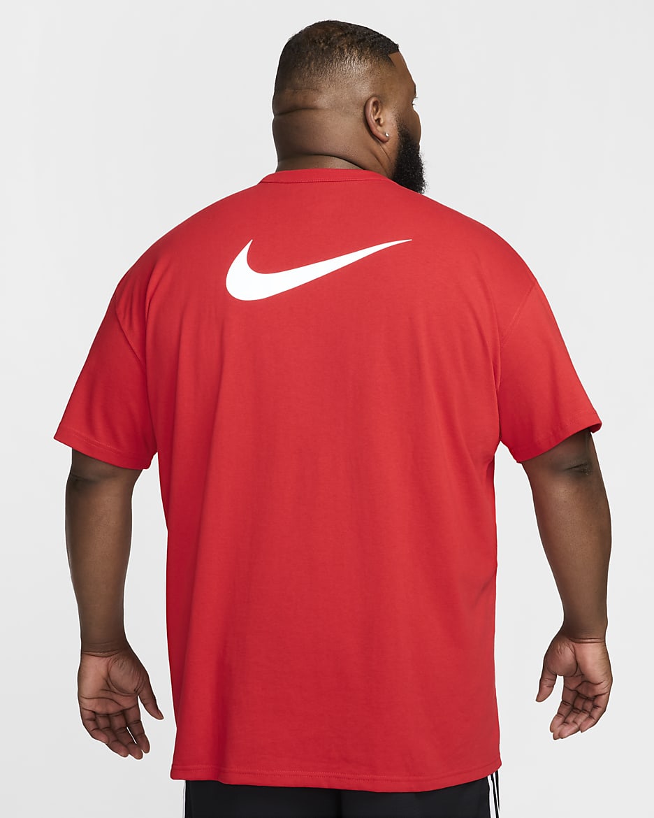 Nike Men's Max90 Basketball T-Shirt - University Red