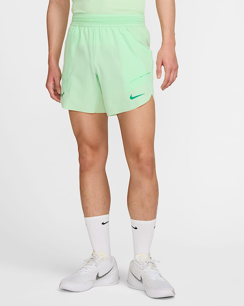 Rafa Men's Nike Dri-FIT ADV 7" Tennis Shorts - Vapor Green/Stadium Green