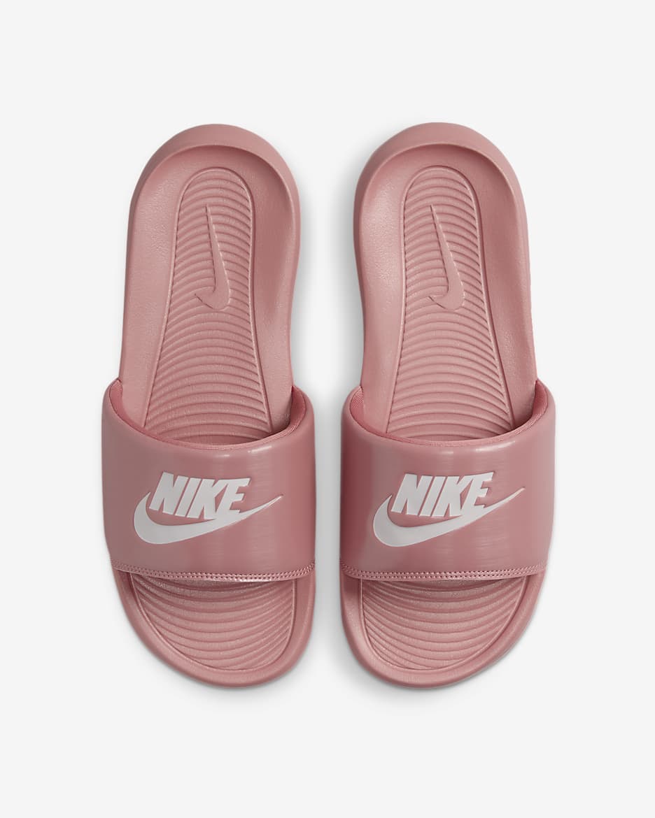 Nike Victori One Women's Slides - Canyon Pink/Canyon Pink/Particle Rose