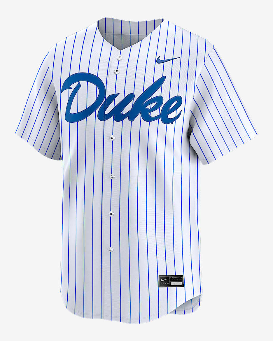 Jersey de béisbol universitario Nike Limited para hombre Duke Blue Devils - Blanco