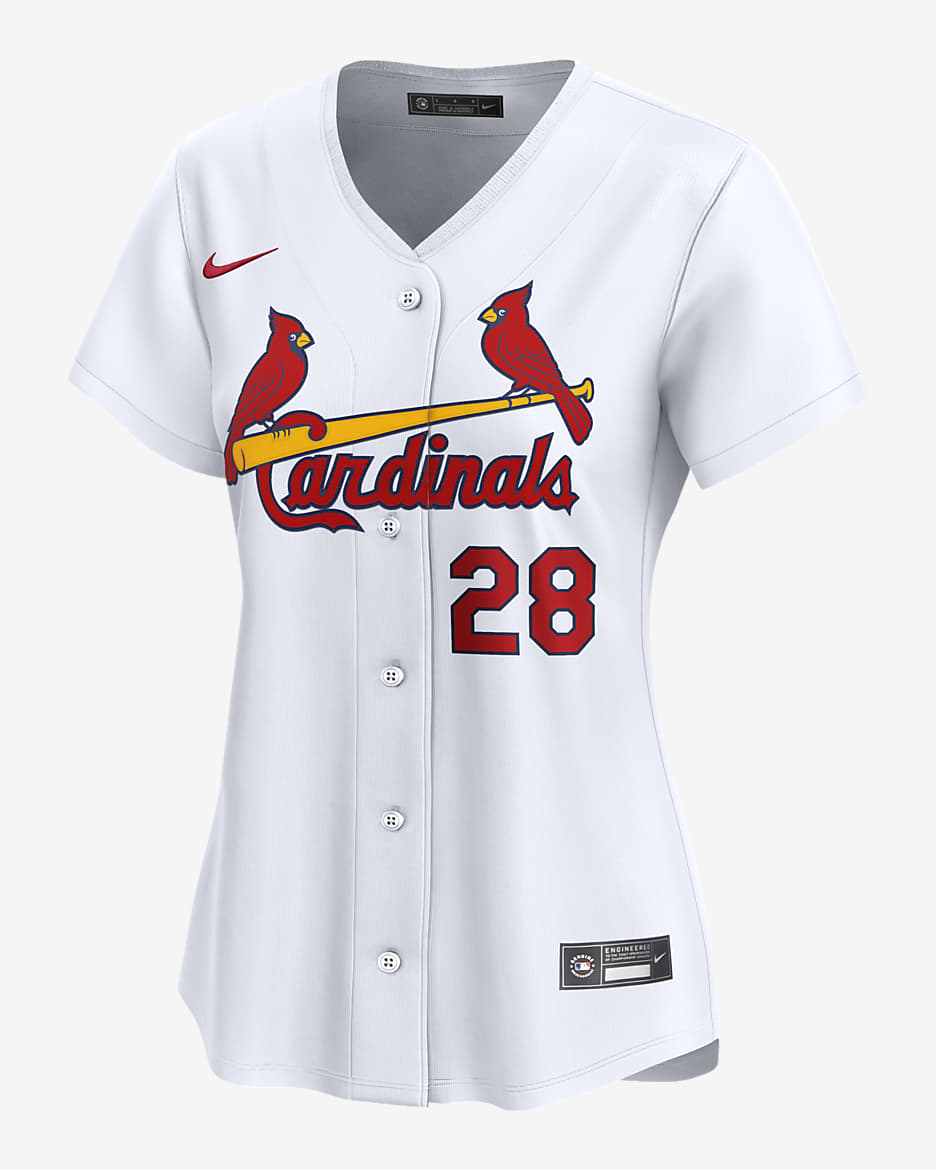 Jersey Nike Dri-FIT ADV de la MLB Limited para mujer Nolan Arenado St. Louis Cardinals - Blanco