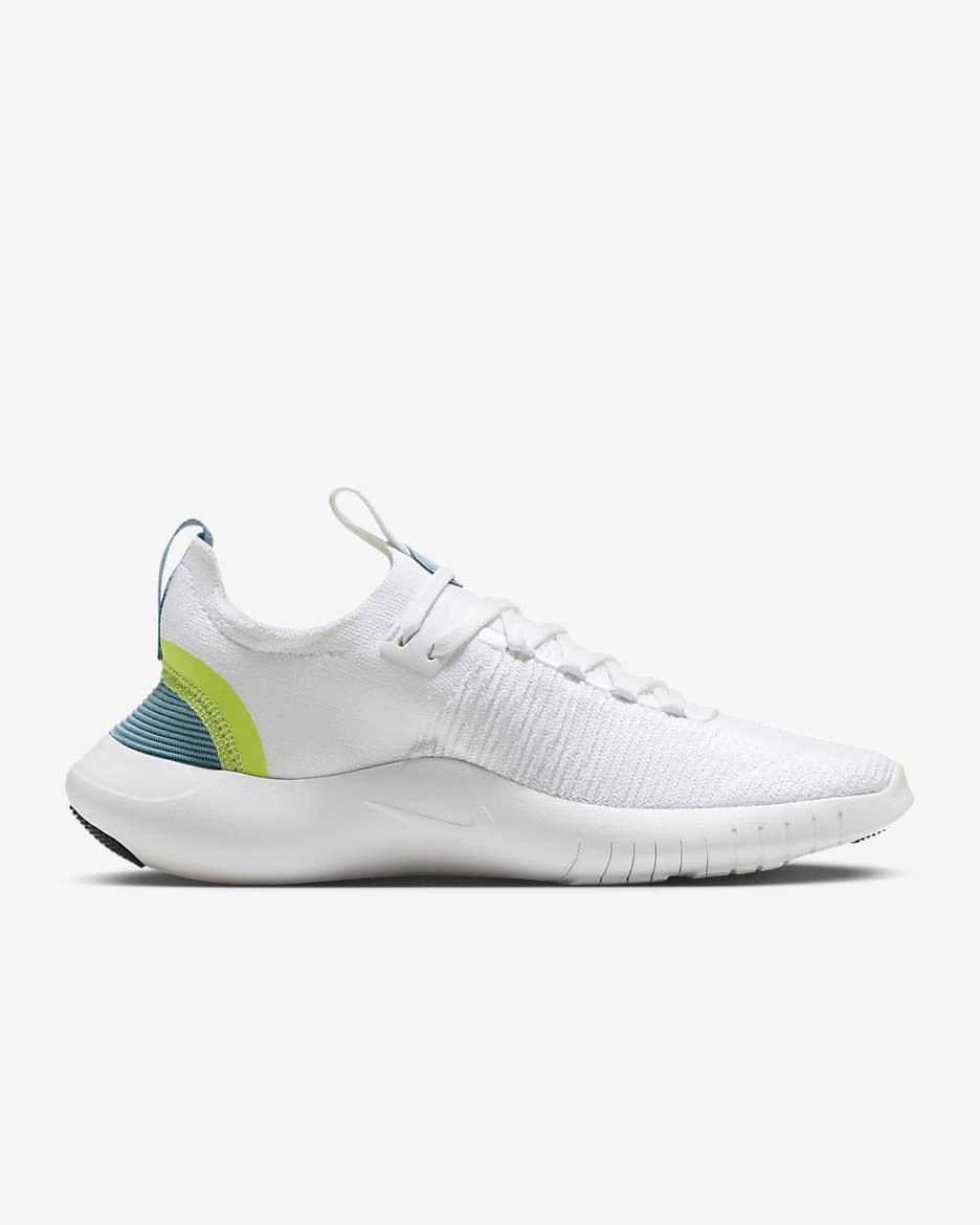 Nike Free RN NN Women's Road Running Shoes - White/Denim Turquoise/Cyber/Black