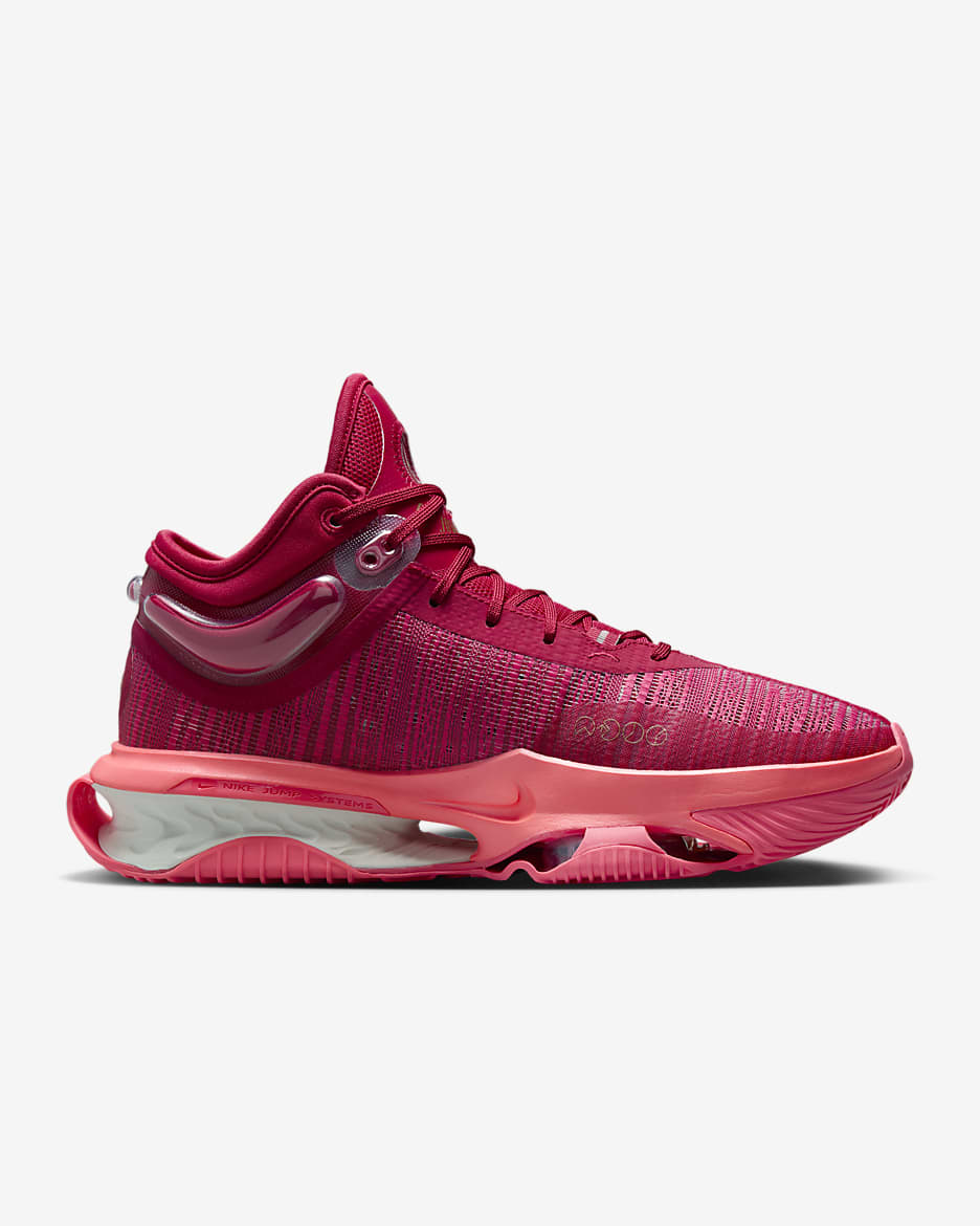 Nike G.T. Jump 2 EP 男款籃球鞋 - Mystic Hibiscus/Hot Punch/Gym Red/Metallic Red Bronze