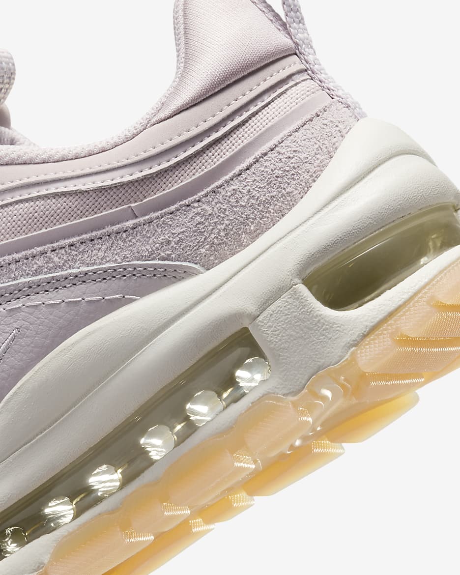 Nike Air Max 97 Futura 女鞋 - Platinum Violet/Pale Ivory/Gum Yellow/Sea Glass