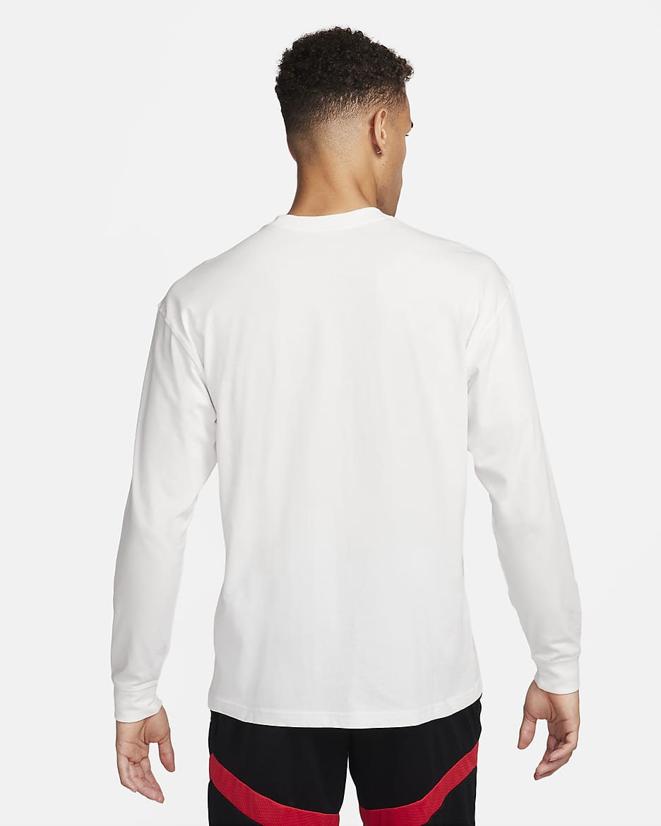 Nike Max90 Men's Long-Sleeve Basketball T-Shirt - Summit White