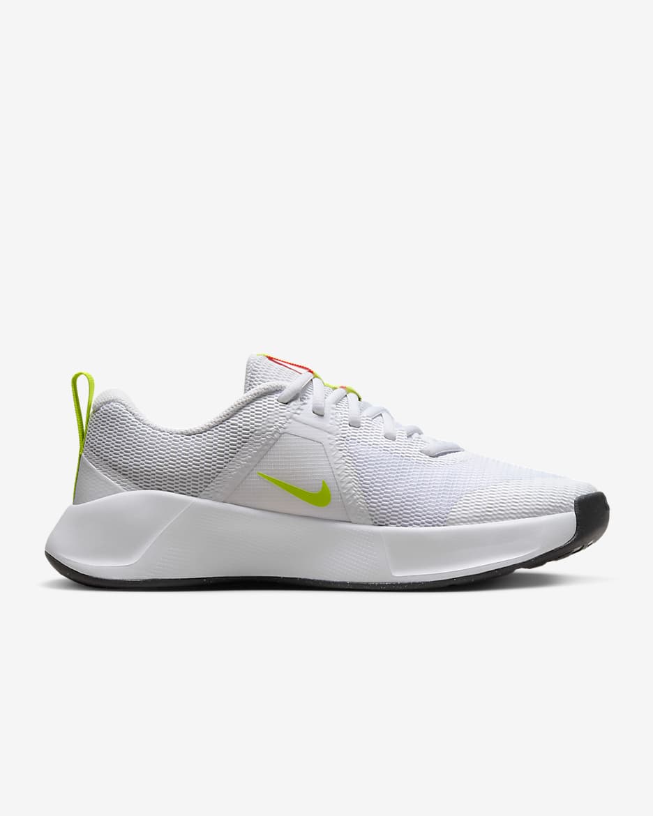 Nike MC Trainer 3 Women's Workout Shoes - White/Hot Punch/Black/Cyber