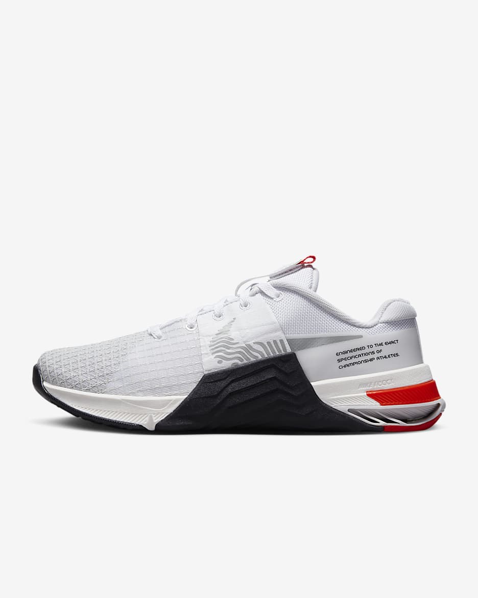 Nike Metcon 8 Women's Workout Shoes - White/Sail/Summit White/Light Smoke Grey