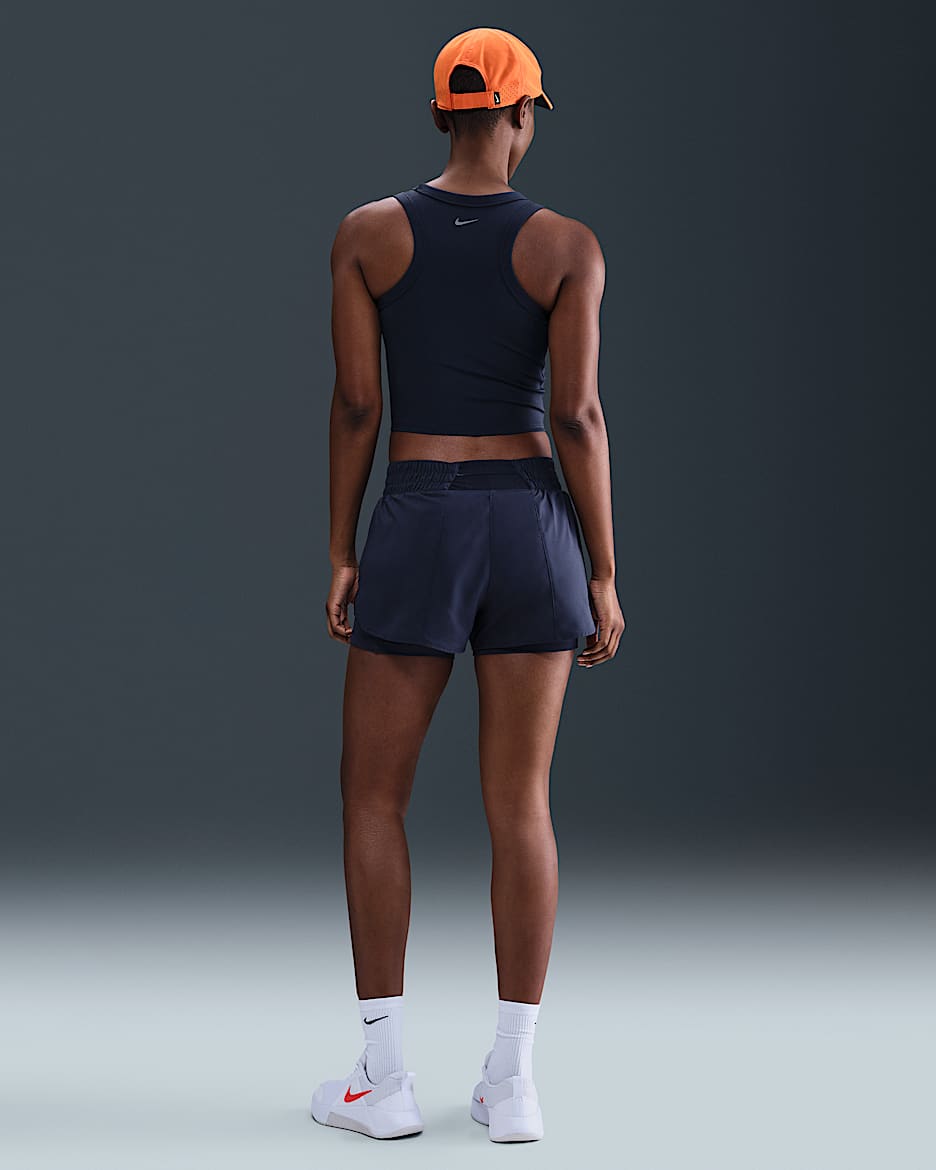Nike One Women's Dri-FIT Mid-Rise 8cm (approx.) 2-in-1 Shorts