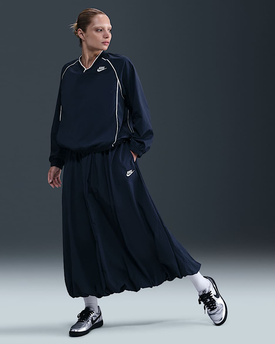 Nike Sportswear Windrunner Women's Skirt - Midnight Navy/Sail