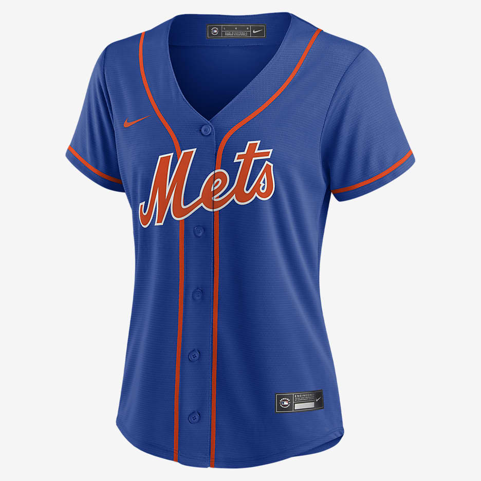 MLB New York Mets Women's Replica Baseball Jersey - Rush Blue