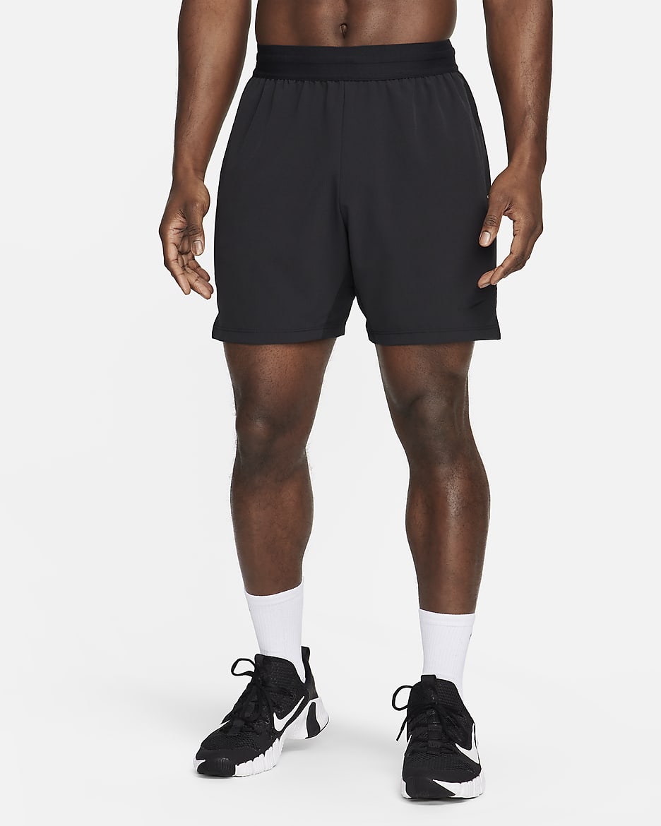 Nike Flex Rep 4.0 Men's Dri-FIT 18cm (approx.) Unlined Fitness Shorts - Black/Black/Black