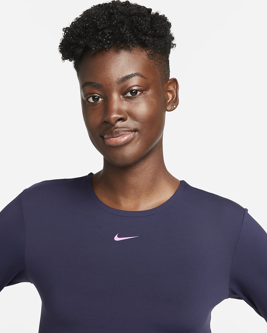 cropped long sleeve nike