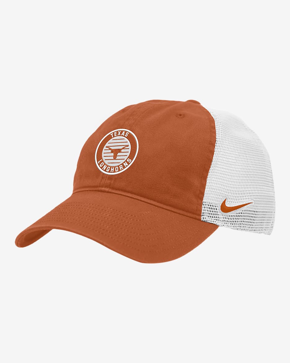 Texas Heritage86 Nike College Trucker Hat - Desert Orange