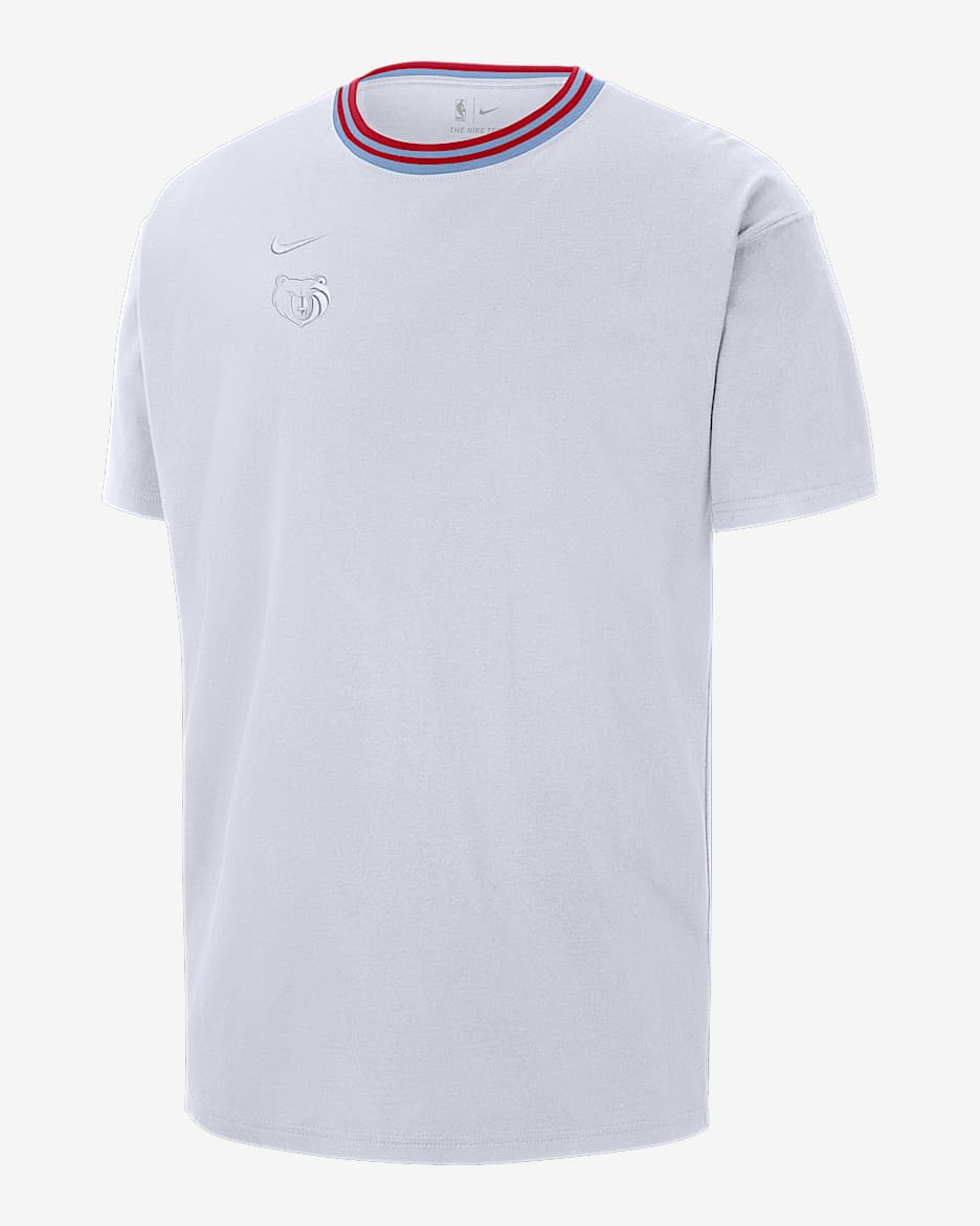 Playera Nike de la NBA Max90 para hombre Memphis Grizzlies Courtside City Edition Premium - Blanco