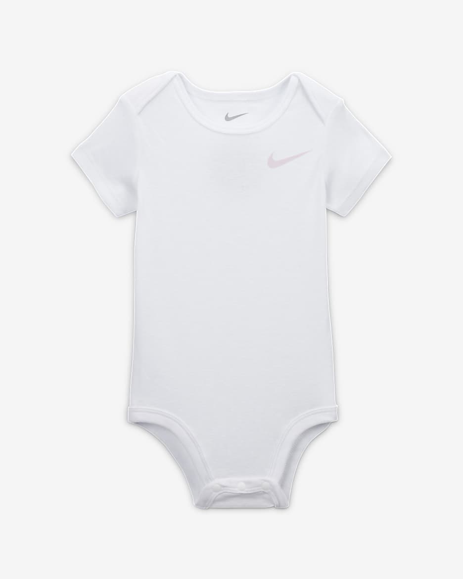 Conjunto de 3 piezas de body para bebé (12 a 24 meses) Nike Essentials - Espuma rosa