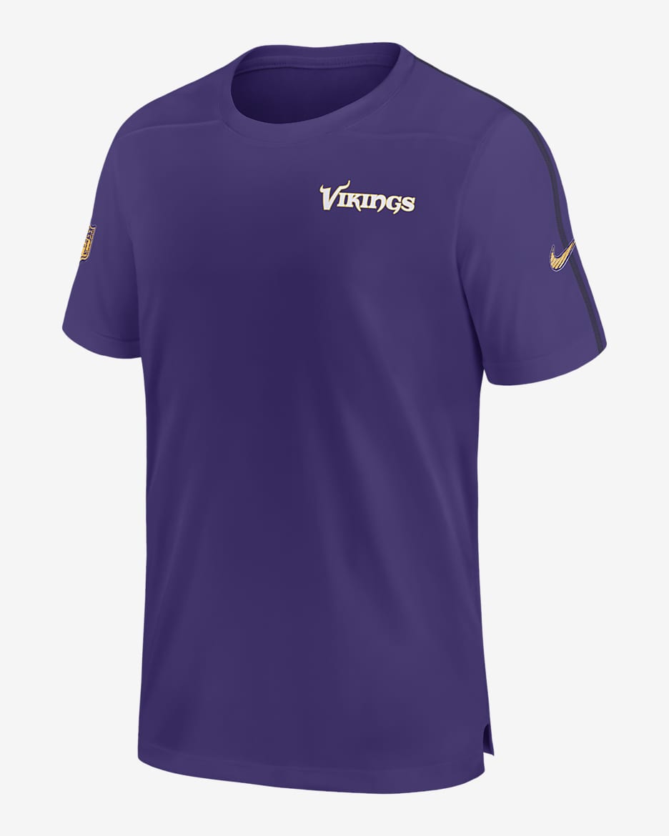 Minnesota Vikings Sideline Coach Men's Nike Dri-FIT NFL Top - Purple