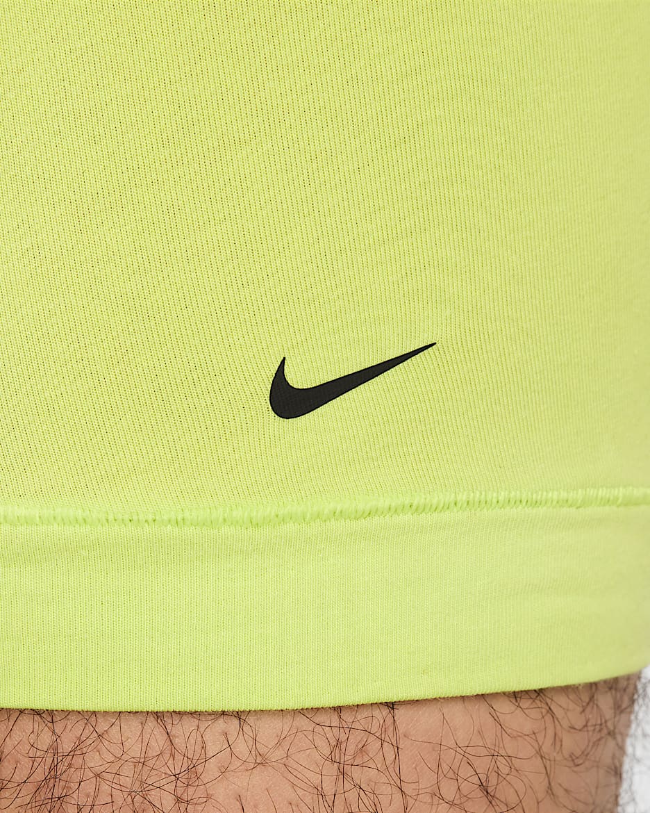 Nike Dri-FIT Essential Cotton Stretch Men's Boxer Briefs (3-Pack) - Chartreuse