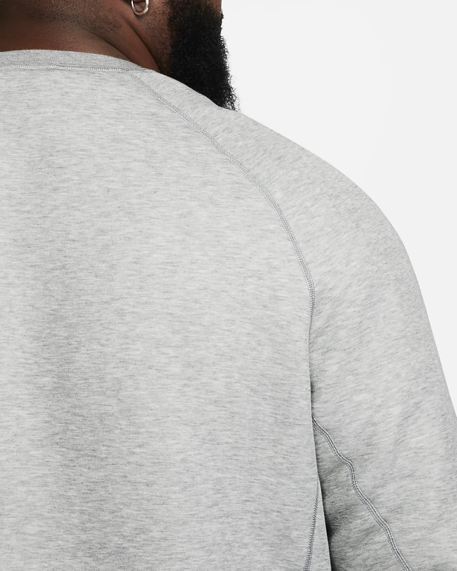 Haut Nike Sportswear Tech Fleece pour homme - Dark Grey Heather/Noir