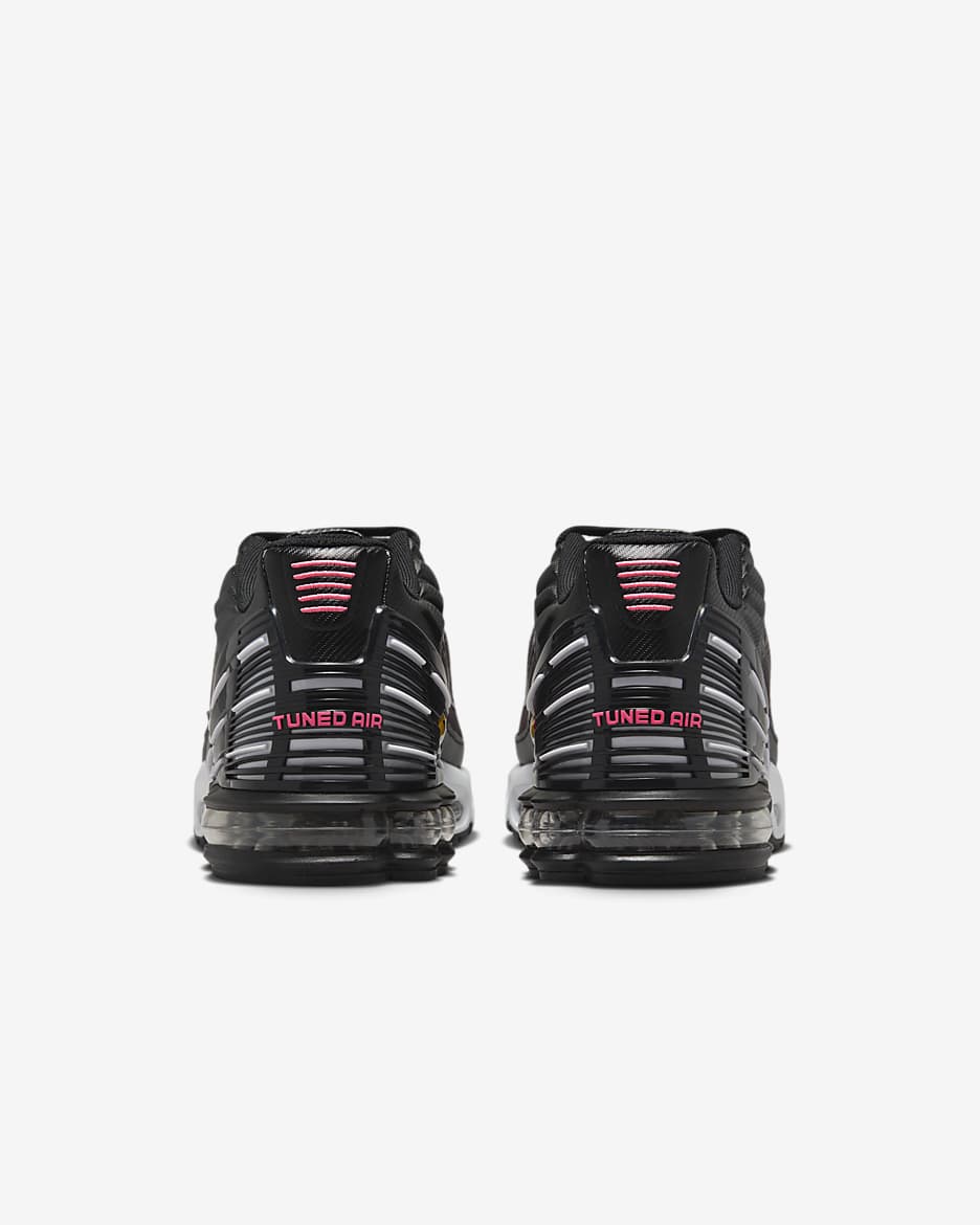 Chaussure Nike Air Max Plus 3 pour homme - Noir/Blanc/Chamois/Sunset Pulse