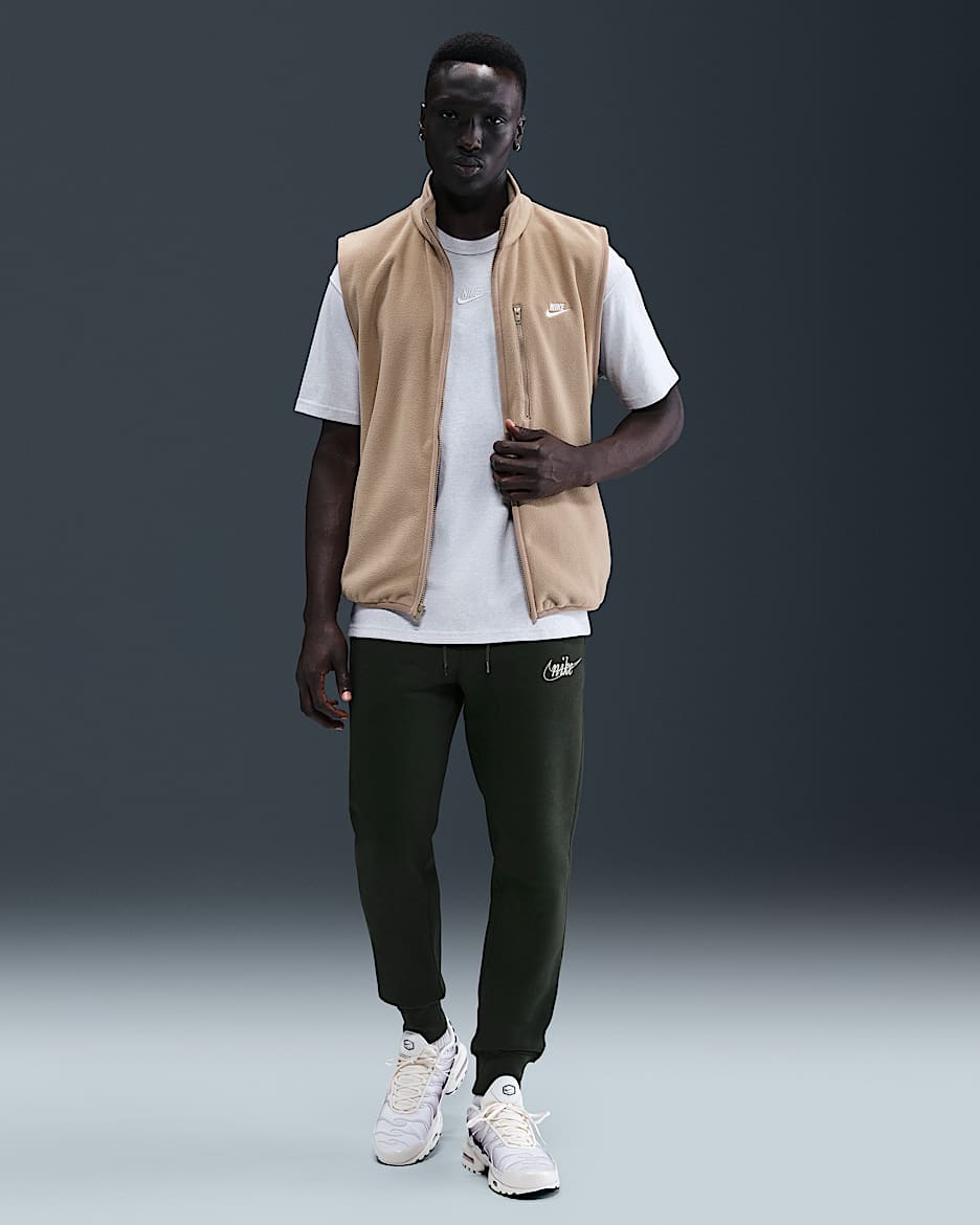 Nike Sportswear Club Men's Fleece Joggers - Sequoia/Sequoia/Light Khaki