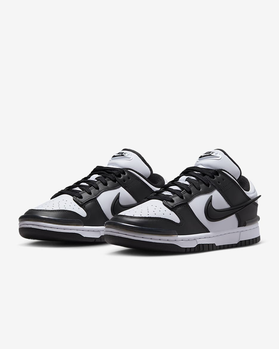 Nike Dunk Low Twist Women's Shoes - Black/Black/White