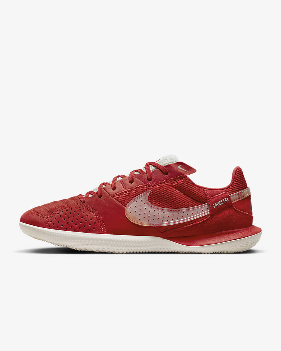 Nike Streetgato Low-Top Football Shoes - University Red/Sail/White