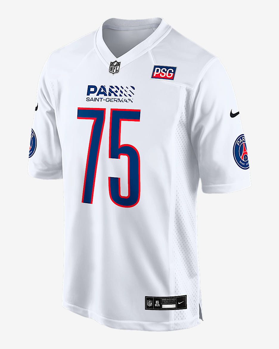 Paris Saint-Germain 2025 Men's Nike NFL Game Jersey - White