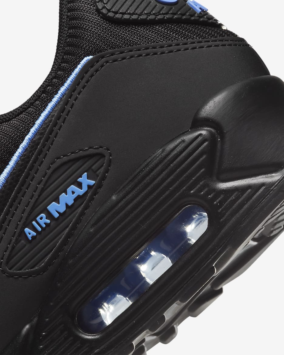 Chaussure Nike Air Max 90 pour homme - Noir/University Blue