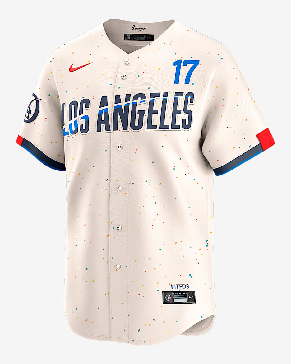 Shohei Ohtani Los Angeles Dodgers City Connect Men's Nike Dri-FIT ADV MLB Limited Jersey - Coconut Milk
